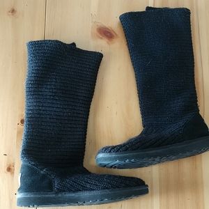 UGG classic cardi sweater boots